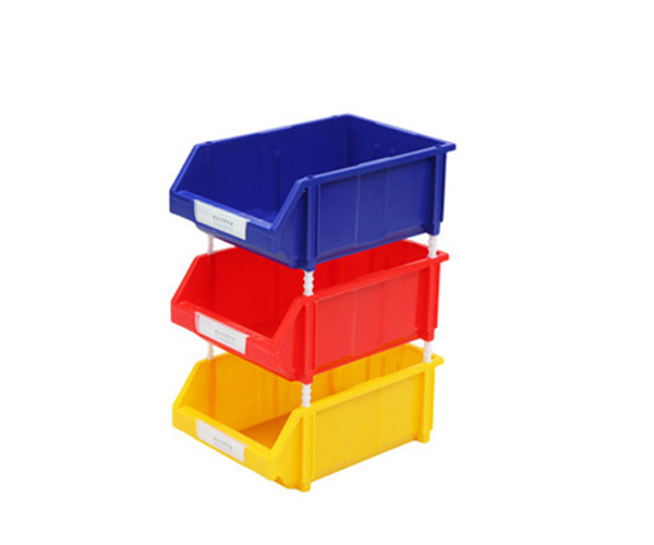 厂家直销A1零件塑料盒仓库塑胶零件箱蓝色塑料物料盒电子零件盒