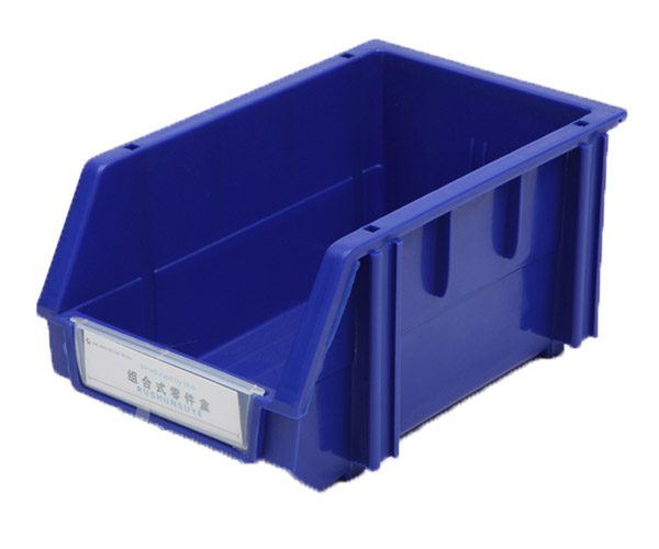 A4零件塑料盒工业塑料零件盒分格箱平口货架物料盒批发
