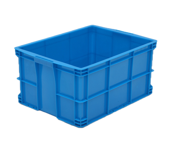 500-320塑料物流箱周转箱加厚塑料箱子有盖胶框周转箱塑料中转箱