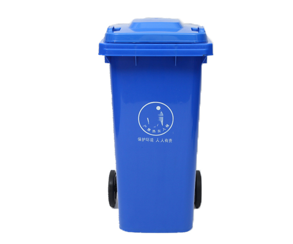厂家直销脚踏垃圾桶120L户外大号挂车街道社区农村分类塑料垃圾桶