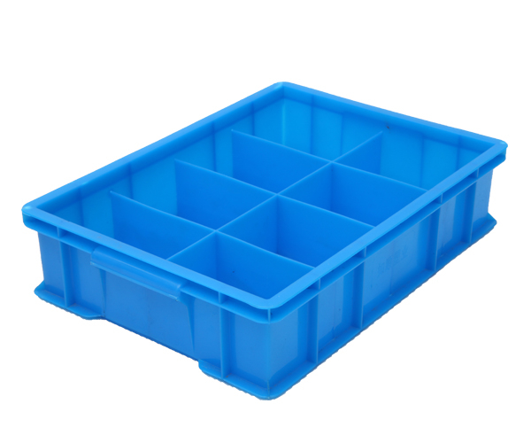 塑料收纳分格周转箱零件盒分格箱塑料五金大八格多格箱工具分隔箱