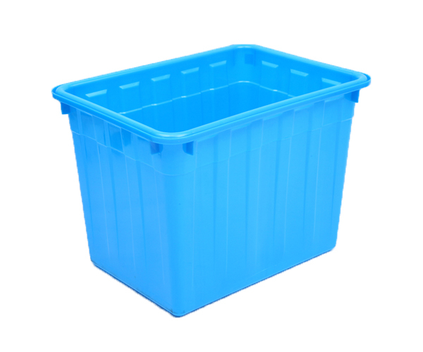 厂家直销蓝色塑料200L水箱 大方形塑料水箱 水产养殖海鲜运输水箱