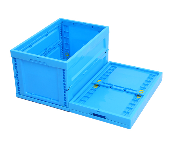 600-340折叠箱周转箱 塑料折叠周转箱生鲜配送折叠物流箱可折叠式消毒胶箱